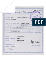 BSC Provisional