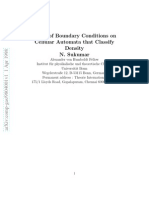 Effectof Boundary Conditionson Cellular Automatathat Classify Density 9804001 V 1