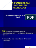 Tata Cara Pemeriksaan Neurologi