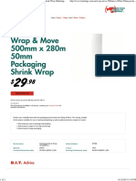 Wrap & Move 500mm x 280m 50mm Packaging Shrink Wrap _ Bunnings Warehouse
