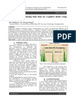 Technique For Predicting Data Rate For Cognitive Radio Using Neural Network