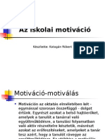 Az iskolai motiváció.pps