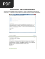 Communication Attempt (Thesis)