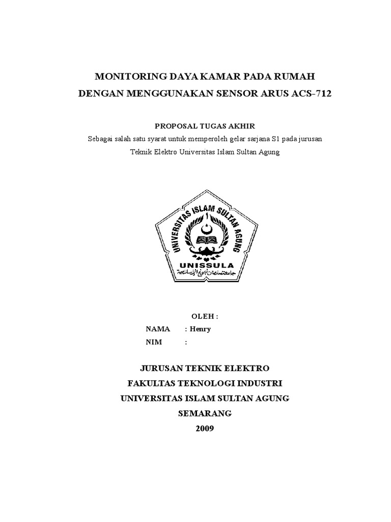 Proposal Tugas Akhir