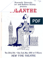 Iolanthe (1985) - Programme
