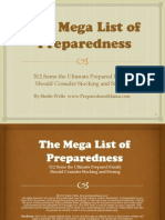 The Mega List of Preparedness