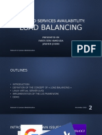 Data and Services Availabitlity:: Load Balancing