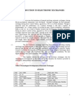 fundamentals of Electronic switching  in Telecom enginnerin in India