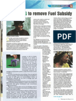 Nigeria F.G To Remove Fuel Subsidy: President Goodluck Jonathan