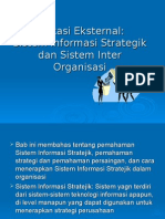 Aplikasi Eksternal Sistem Informasi Stratejik Dan Sistem Inter Organisasi