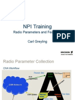 NPI Training: Radio Parameters and Features Carl Greyling