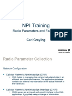 NPI Training Radio Parameter Collection