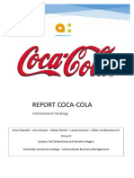 International Strategy Coca-Cola Report