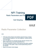 NPI Training Parameter Collect
