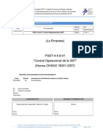 Control Operativo Ohsas