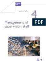 Management of Supervision Staff: Reforming School Supervision For Quality Improvement
