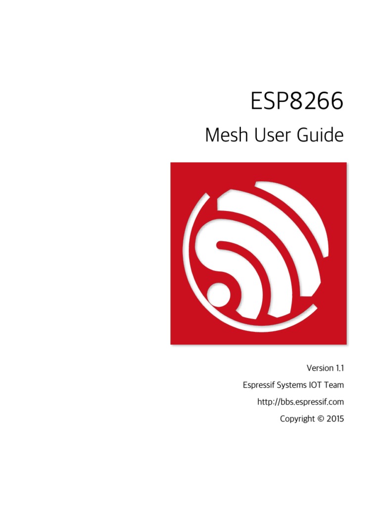 30A ESP8266 Mesh User Guide en v1.1 | PDF | Router (Computing ...