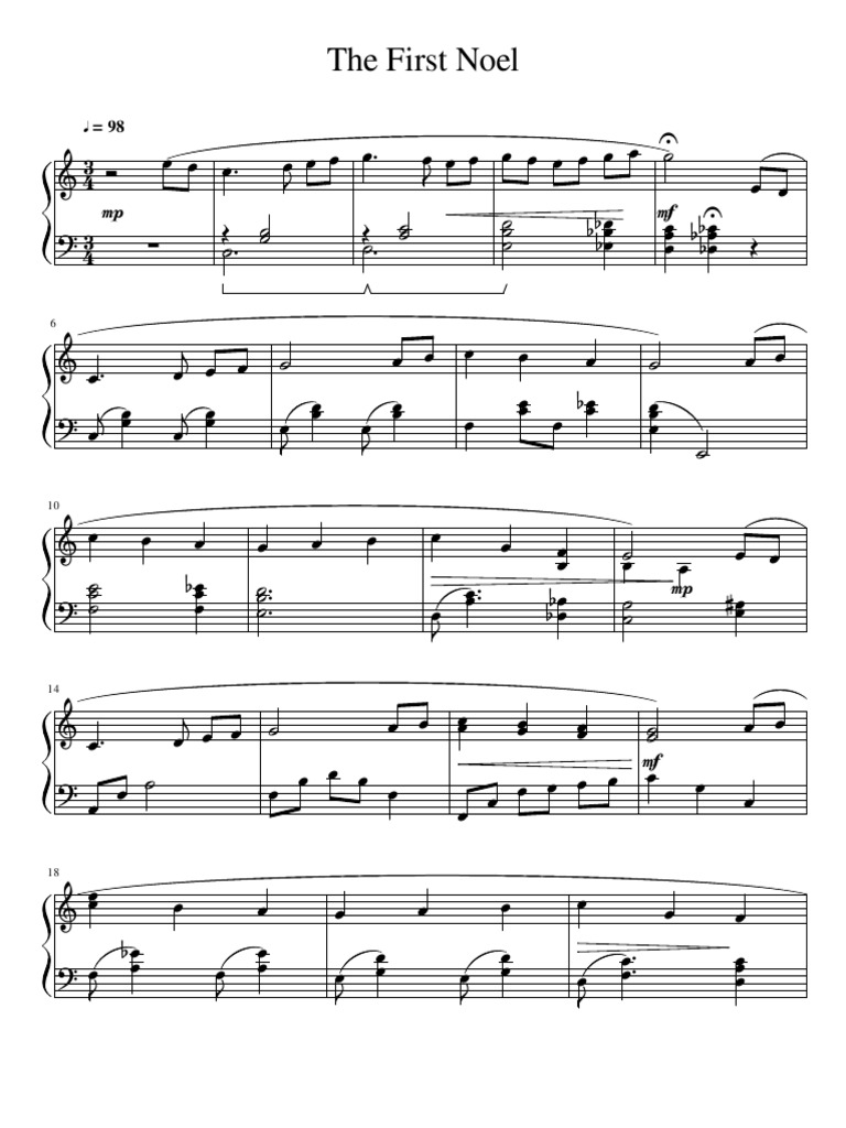Carol - the First Noel (jazz ver.) by piano reazz