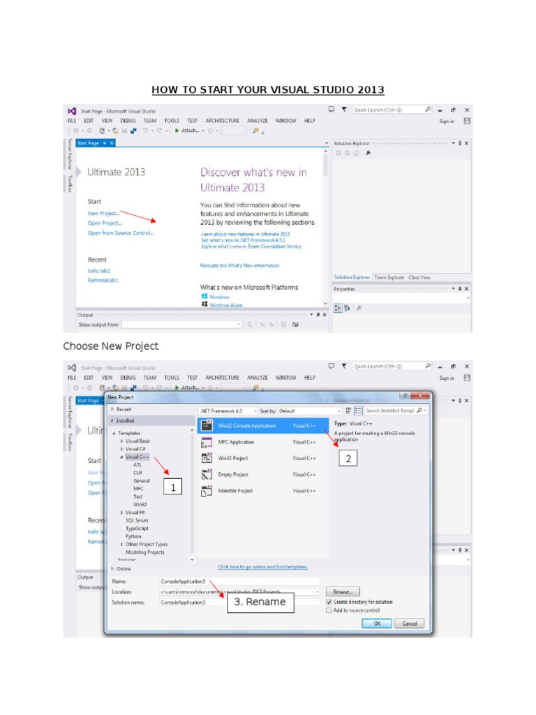 Visual Studio 2013 Setup Guide | PDF