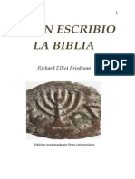 Friedman Richard Elliot - Quien Escribio La Biblia