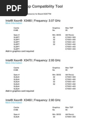 Compatibility Cpu For Desktop Motherboard X86 Architecture Personal Computers