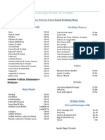 Aj Bakery - Valkstone Ps Lunch Menu 2013 PDF