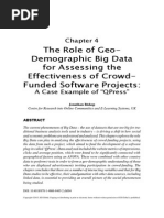 The Role of Geo-Demographic Big Data for Assessing the Effectiveness of Crowd-Funded Software Projects