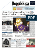 La Repubblica - 30 Novembre 2015