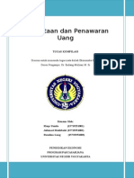 Permintaan Dan Penawaran Uang