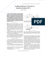 Controlling Substrate Currents in Junction Isolated ICs
