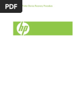 HP Printer Device Recovery Procedure