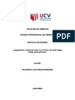 Articulo de Opinion- Ucv Derecho IV Noche.