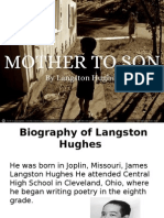 Mother To Son by Langston Hughes