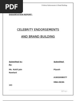 Download Celebrity Endorsements Report by handsomepayu SN29239697 doc pdf
