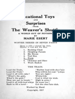 Educational Toys and Surprises From The Weavers Shuttle 1917