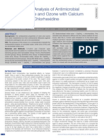 A Comparative Analysis of Antimicrobial Property of Wine and Ozone With Calcium Hydroxide and Chlorhexidine