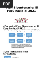 Plan Bicentenario 2021