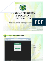 Panduan Pengisian E-Document Distributor PT Pupuk Kujang