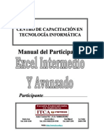 Manual de Excel Intermedio y Avanzado 32 Hrs Plan 2013 1
