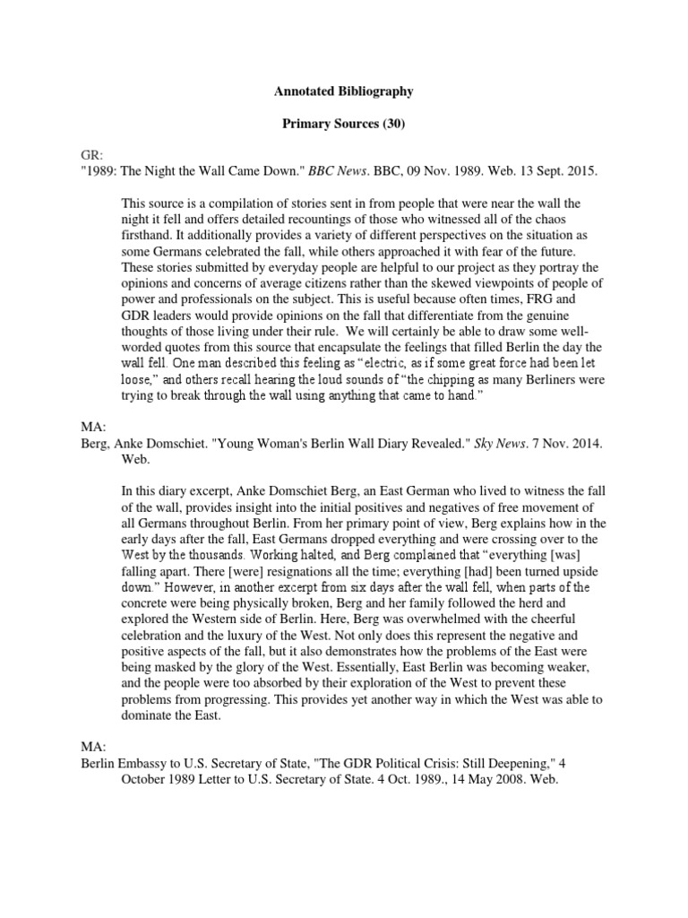 Annotated bibliography example mla image