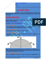 NIVELACION Topográfica