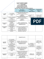 2do Grado - Bloque 3 - Dosificación