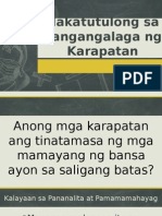 Nakatutulong Sa Pangangalaga NG Karapatan