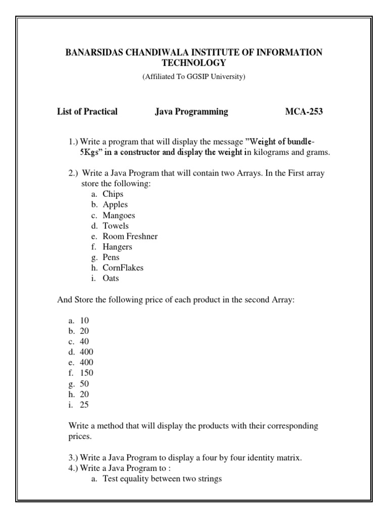 253 Java | PDF | Method (Computer Programming) | Class (Computer ...