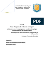 Tarea 8. Actividad "Programa de Detección de Plagio".