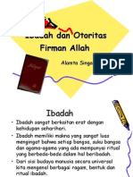 Ibadah & Firman Tuhan