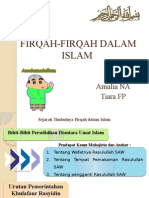 Firqah-Firqah Dalam Islam