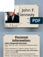 John F. Kennedy presentation