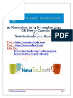 Www.newstechcafe.com November 2015 GK Capsule Download