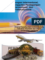 Perdagangan Internasional, Keunggulan Komparatif, Dan Proteksionisme